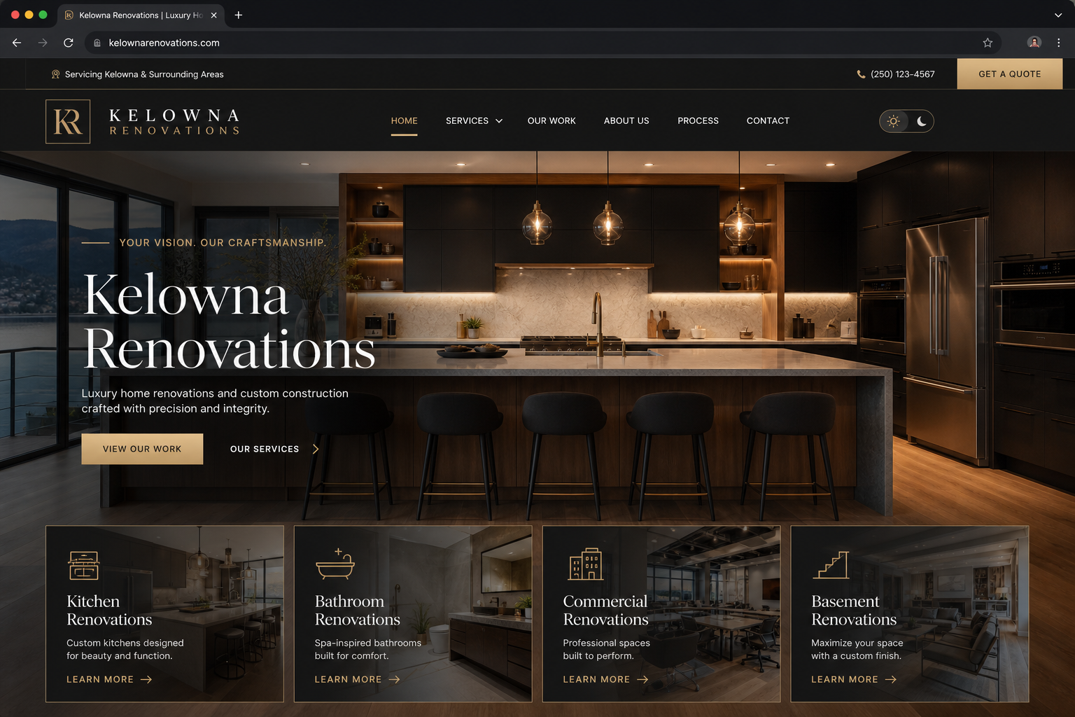 Nailed It Developments website and software interface
